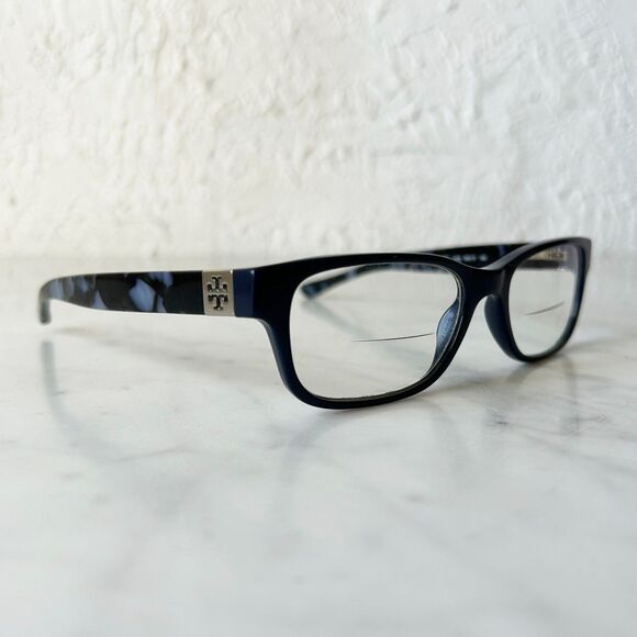 Tory Burch Eyeglass Frames Navy Blue Rectangle Women's Glasses TY2067 1616 50mm - Picture 1 of 8